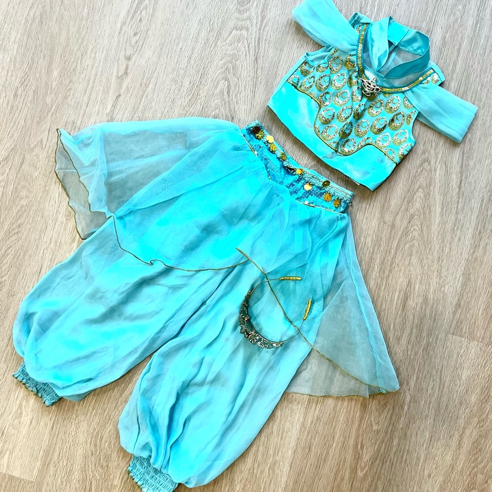 DISNEY⚡️Super Adorable Jasmine Princess Dress_Sz 5/6